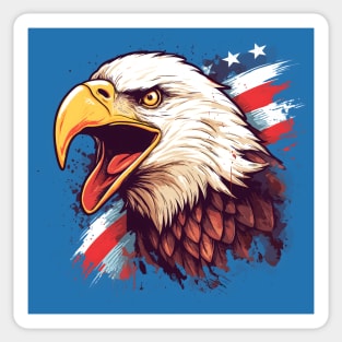 American Bald Eagle Sticker